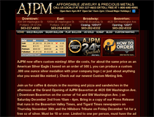 Tablet Screenshot of ajpm.com